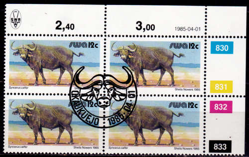 SWA 1985, 1 April. ADDITIONAL VALUE EXISTING DEFINITIVE, single control, CTO, CV R ?? view scans