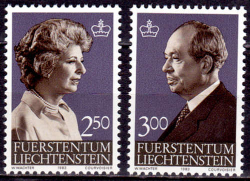 LIECHTENSTEIN 1983, 5 Sept. PRINCE F JOSEPH II, set, MNH, CV +/-R 100.00 view scans