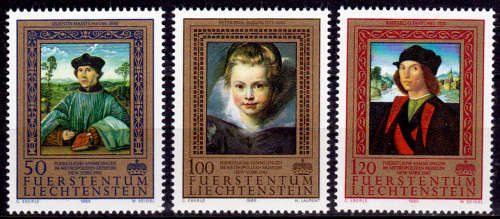 LIECHTENSTEIN 1985, 2 Sept. PAINTINGS FROM ROYAL COLLECTION, set, MNH, CV +/-R 70.00 view scans