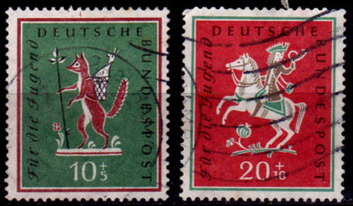 GERMANY 1958, 1 April. YOUTH STUDY TOURS, set, UH CV +/-R 145.00 view scans