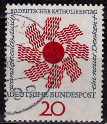 GERMANY 1964, 2 Sept. 80th ANNIV GERMAN DAY, single, UH, CV +/-R 5.00 view scans