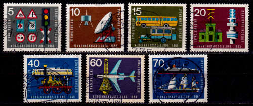 GERMANY 1965, 1 April. INTERNATIONAL TRAFFIC EXHIBITION, set, UH, CV +/-R 35.00 view scans