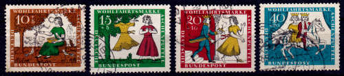 GERMANY 1965, 6 Oct. CHARITY STAMPS, set, UH, CV +/-R 35.00 view scans