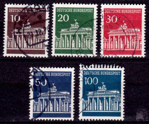 GERMANY 1966, BRANDENBURGER TOR, set, UH, CV +/-R 40.00 view scans