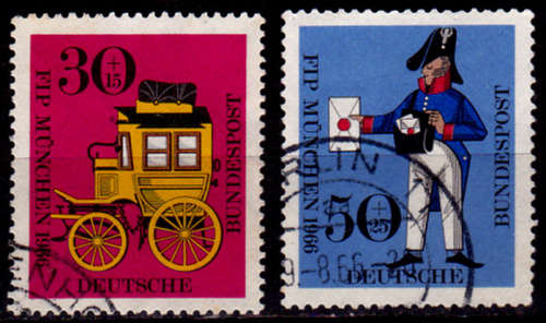GERMANY 1966, 13 July. ANNUAL FIP CONGRESS, set, UH, CV +/-R 30.00 view scans