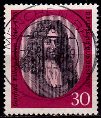 GERMANY 1966, 24 Aug. 250th ANNIV DEATH GW LEIBNIZ, single, UH, CV +/-R 5.00 view scans