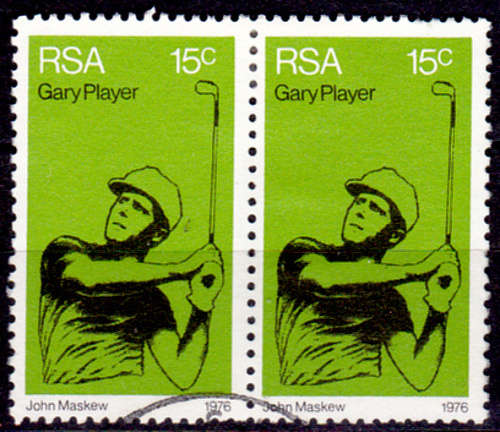 RSA 1976, 2 Dec. GOLFER GARY PLAYER, single, UH, CV 4.00 view scans