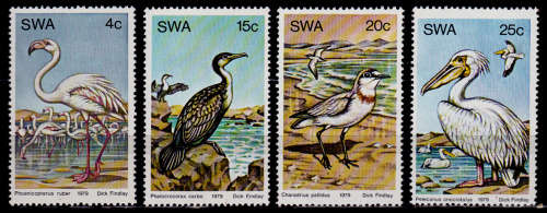 SWA 1979, 5 April. WATER BIRDS, set, MNH, CV R 10.00 view scans