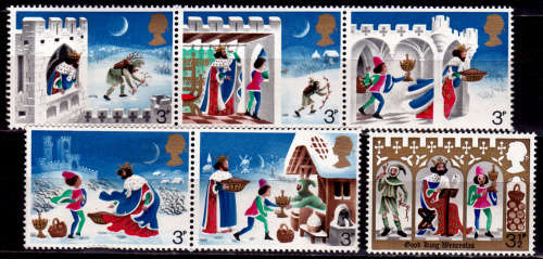ENGLAND 1973, 28 Nov. CHRISTMAS STAMPS, set, MH, CV +/-R 30.00 view scans