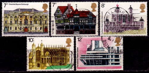 ENGLAND 1975, 23 April. TOWNSCAPES, set, UH, CV +/-R 40.00 view scans