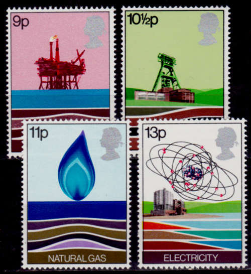 ENGLAND 1978, 25 Jan. BRITISH WEALTH of ENERGY RESOURCES, set, MNH, CV +/-R 30.00 view scans
