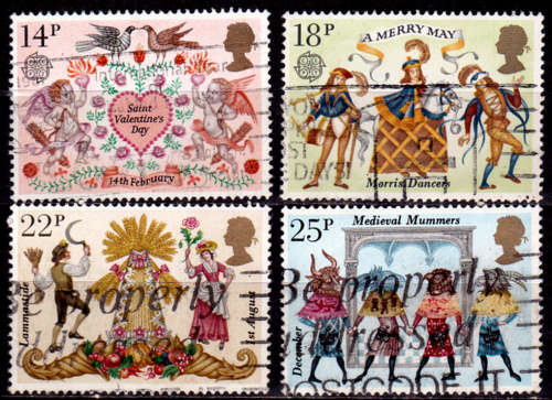 ENGLAND 1981, 6 Feb. FOLKLORE, set, UH, CV +/-R 35.00 view scans