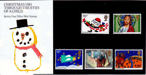 ENGLAND 1981, 18 Nov. CHRISTMAS STAMPS, set, MNH, CV +/-R 65.00 view scans