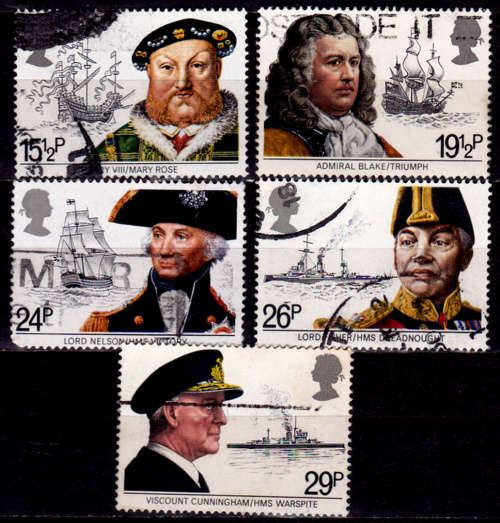 ENGLAND 1982, 16 June. BRITISH MARINERS, set, UH, CV +/-R 70.00 view scans