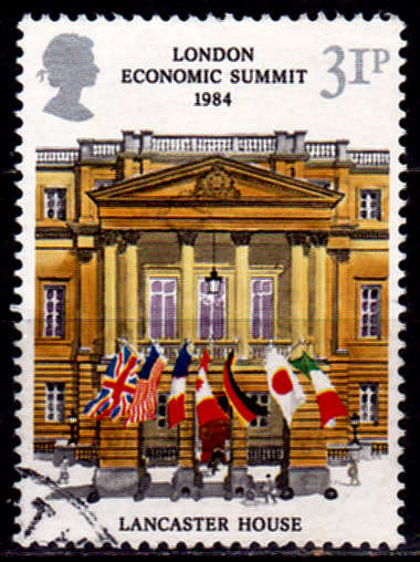 ENGLAND 1984, 5 June. LONDON ECONOMIC SUMMIT, single, UH, CV +/-R 20.00 view scans