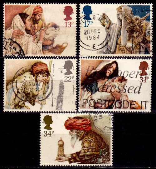 ENGLAND 1984, 25 Nov. CHRISTMAS STAMPS, set, UH, CV +/-R 50.00 view scans