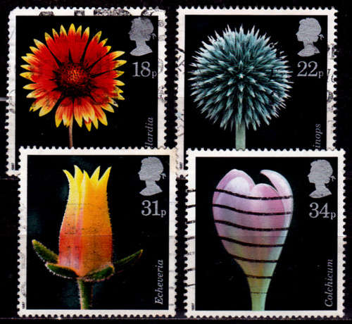 ENGLAND 1987, 20 Jan. FLOWERS, set, UH, CV +/-R 60.00 view scans
