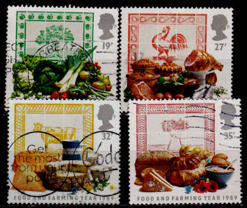 ENGLAND 1989, 7 March. FOOD AND FARMING YEAR, set, UH, CV +/-R 60.00 view scans