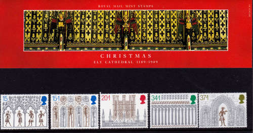 ENGLAND 1989, 14 Nov. CHRISTMAS STAMPS, set, MNH, CV +/-R 95.00 view scans
