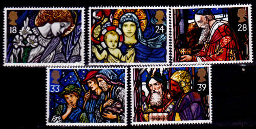 ENGLAND 1992, 10 Nov. CHRISTMAS STAMPS, set, MNH, CV +/-R 65.00 view scans
