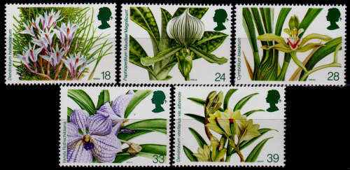 ENGLAND 1993, 16 March. 14th WORLD ORCHID CONFERENCE, set, MNH, CV +/-R 75.00 view scans