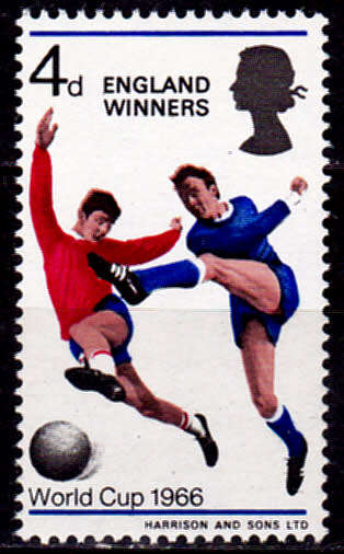 ENGLAND 1966, 18 Aug. FOOTBALL WORLD CUP WINNERS, single, MNH, CV +/-R 5.00 view scans