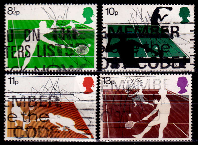 ENGLAND 1977, 12 Jan. 100th ANNIV WIMBLEDON, set, UH, CV +/-R 20.00 view scans