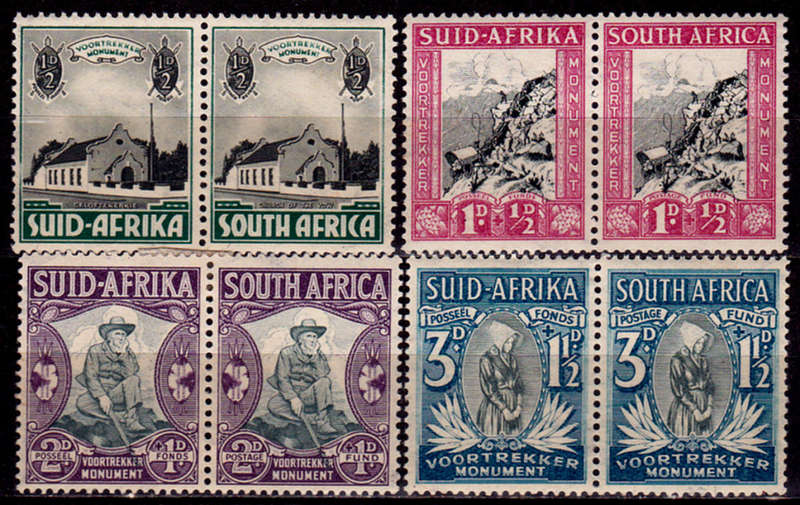 UNION OF S A 1933, 3 May VOORTREKKER MEMORIAL FUND, set, MH, CV R 940.00 view scans