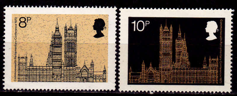 ENGLAND 1973, 12 Sept. COMMONWEALTH PARLIAMENTARY ASSOC, set, MNH, CV +/-R 20.00 view scans