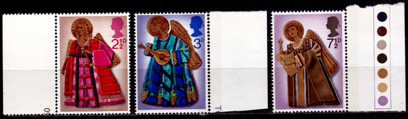 ENGLAND 1972, 18 Oct. CHRISTMAS STAMPS, set, MNH, CV +/-R 25.00 view scans