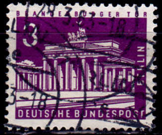 GERMANY BERLIN 1963, 3 March. NEW VALUE, single, UH, CV +/-R 5.00 view scans