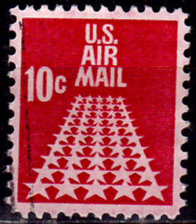 USA 1968, 5 Jan. RUNWAY OF STARS - Airmail, single, UH, CV +/-R 5.00 view scans