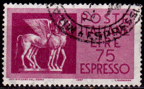 ITALY 1958, 13 Jan. EXPRESS STAMP, single, UH, CV +/-R 5.00 view scans
