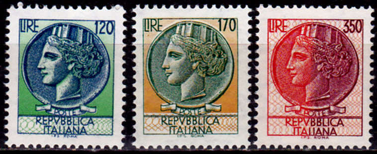 ITALY 1977, 22 Nov. ITALIA, set, MNH, CV +/-R 35.00 view scans