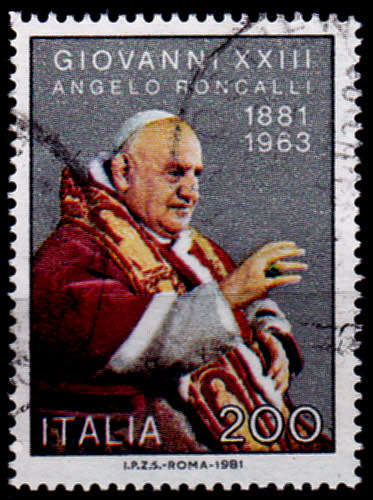 ITALY 1981, 25 Nov. 100th ANNIV BIRHT OF POPE JOHN XXIII, single, UH, CV +/-R 5.00 view scans