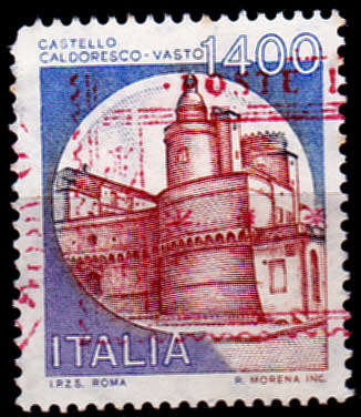ITALY 1983, 9 July. CASTLES, single, UH, CV +/-R 10.00 view scans