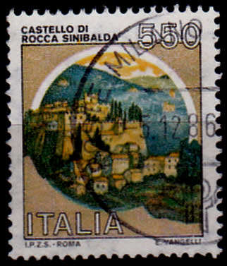 ITALY 1984, 14 Feb. CASTLES, single, UH, CV +/-R 20.00 view scans
