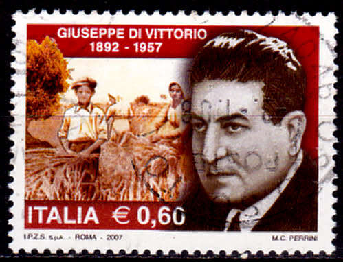 ITALY 2007, 3 Nov. 50th ANNIV DEATH GIUSEPPE DI VITTORIO, single, UH, CV +/-R 20.00 view scans