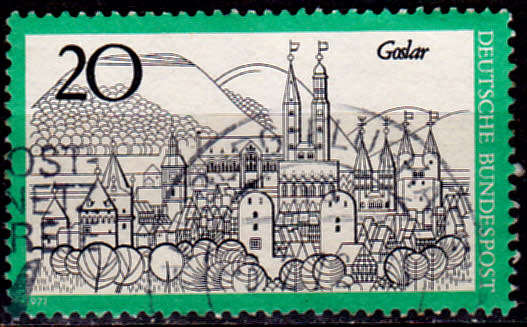 GERMANY 1971, 15 Sept. THE TOWN GOSLAR, single, UH, CV+/- R 5.00 view scans