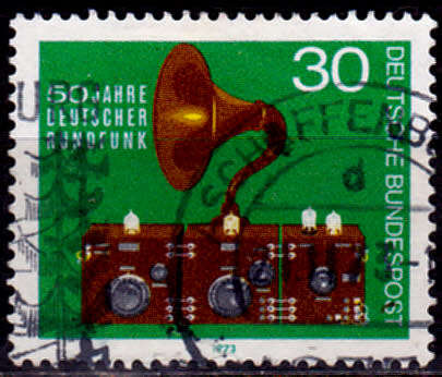 GERMANY 1973, 19 Oct. 50th ANNIV GERMAN BC, single, UH, CV+/- R 5.00 view scans