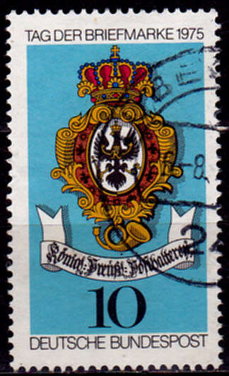 GERMANY 1975, 14 Aug. THE DAY OF STAMPS, single, UH, CV+/- R 5.00 view scans