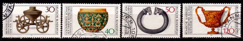 GERMANY 1976, 14 July. ARCHAEOLOGICAL DISCOVERY, set, UH, CV+/- R 65.00 view scans