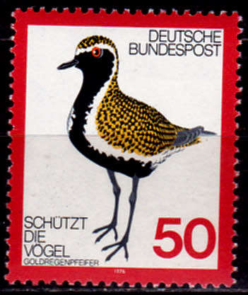 GERMANY 1976, 17 Aug. PROTECTION OF BIRDS, single, MH, CV+/- R 20.00 view scans