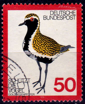 GERMANY 1976, 17 Aug. PROTECTION OF BIRDS, single, UH, CV+/- R 5.00 view scans