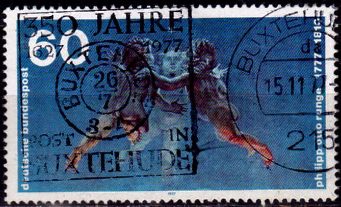GERMANY 1977, 13 July. 200th ANNIV BIRTH PHILIPP O RUNGE, single, UH, CV+/- R 10.00 view scans