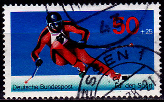 GERMANY 1978, 12 Jan. ALPINE SKIING, single, UH, CV+/- R 20.00 view scans
