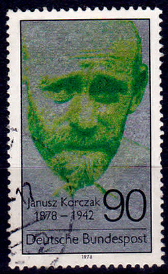 GERMANY 1978, 13 July. 100th ANNIV BIRTH JANISZ KORCZAK, single, UH, CV+/- R 10.00 view scans