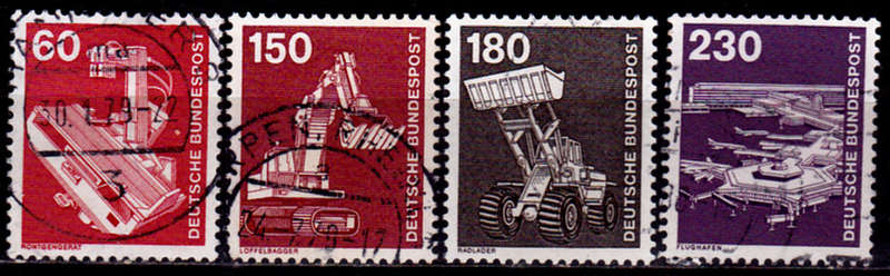 GERMANY 1978, 16 Nov. INDUSTRY AND TECHNIC, set, UH, CV+/- R 45.00 view scans