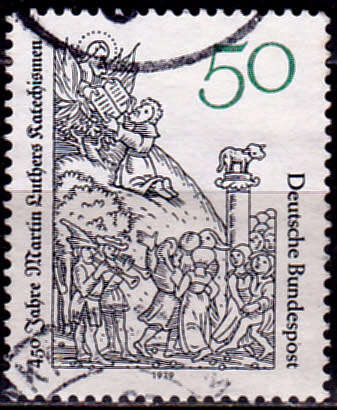 GERMANY 1979, 12 July. 450th ANNIV MARTIN LUTHER, single, UH, CV+/- R 5.00 view scans