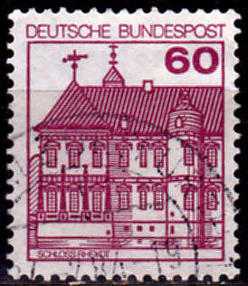 GERMANY 1979, 14 Nov. PALACES AND CASTLES, single, UH, CV+/- R 5.00 view scans